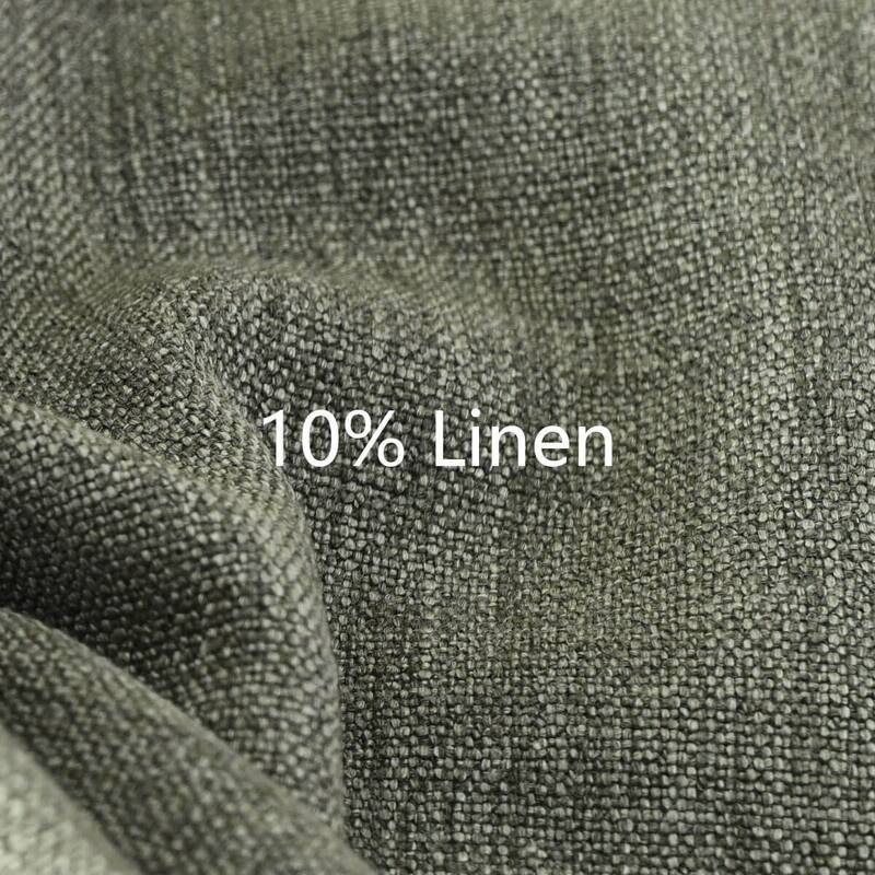 Upholstered Counter Stool With Oak Wood Legs (Set of 6)