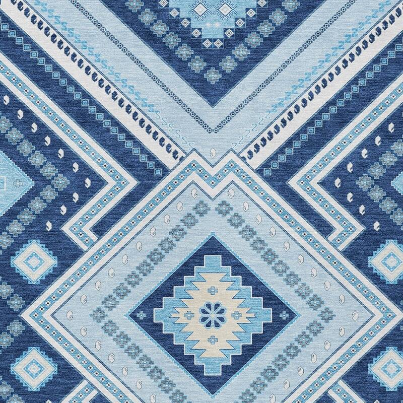 HomeRoots Tribal Transitional Rectangle Outdoor Rug