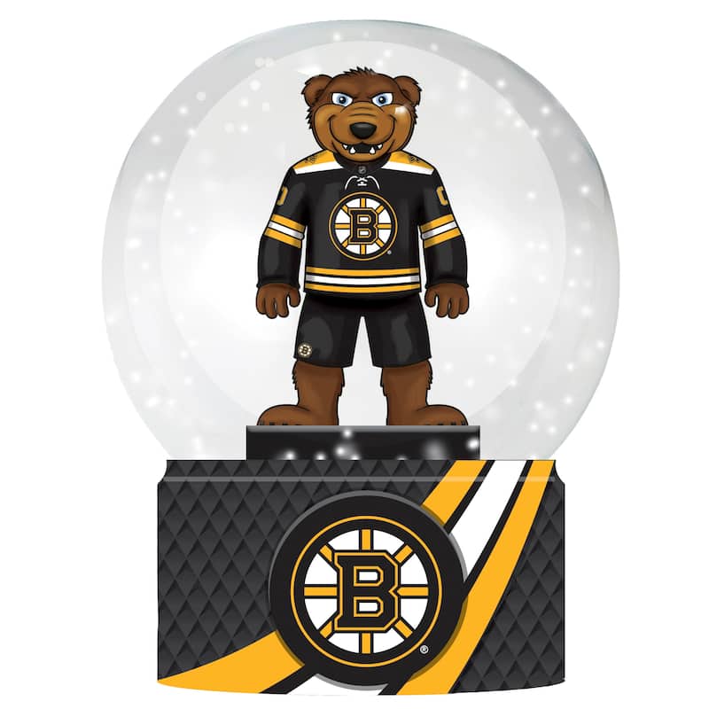 Boston Bruins 5 in. Glass Tabletop Snow Globe