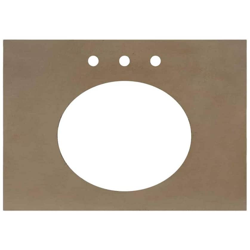 Native Trails VT30-O1714-NS-3 NativeStone 30" Concrete Vanity Top with