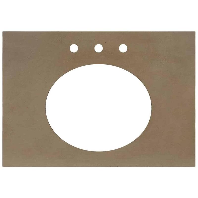 Native Trails VT30-O1714-NS-3 NativeStone 30" Stone Composite Vanity - Earth