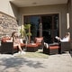 preview thumbnail 56 of 92, OVIOS 5-piece Patio Furniture Wicker Outdoor High-back Seating Set