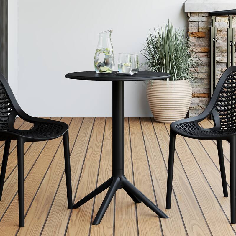 Frond and Form 23.5 Inch Outdoor Round Dining Table