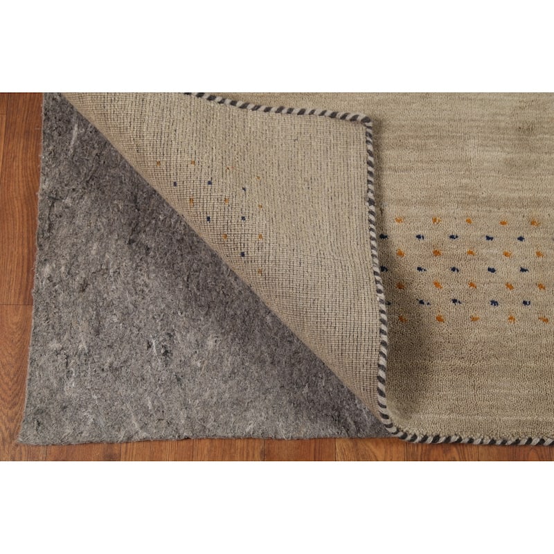 Tribal Gabbeh Oriental Accent Rug Handmade Wool Carpet - 3'11"x 5'10"