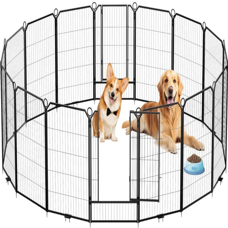 8-panel dog fence, 40-inch indoor dog fence - 40inches 16PCS