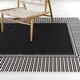 preview thumbnail 1 of 8, Frans Solid Border Indoor/Outdoor Area Rug