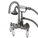 preview thumbnail 6 of 4, Kingston Brass Aqua Vintage Wall Mount Clawfoot Tub Faucet