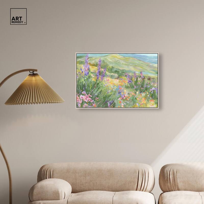 Blooming Fields Canvas by Art Remedy