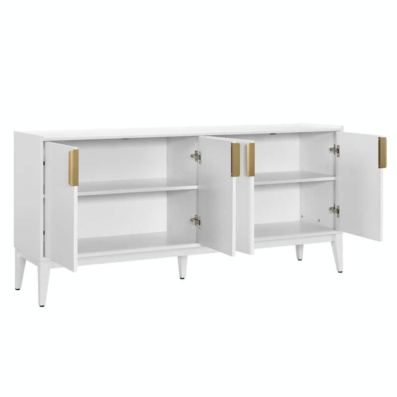 Storage Cabinet Sideboard Wooden Cabinet with 4 Doors