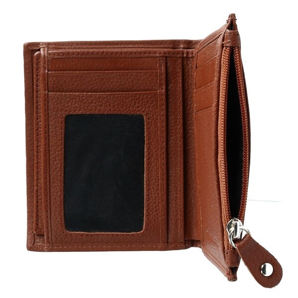 womens trifold wallet with coin purse