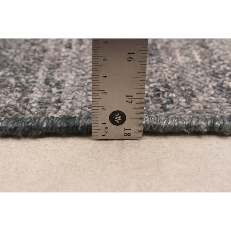 ECARPETGALLERY Hand-knotted Loreto Grey Silk Rug - 5'8 x 8'11