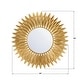 preview thumbnail 2 of 7, Crystorama Lighting Group BRH-M524 Broche 24" Sunburst Flat Steel