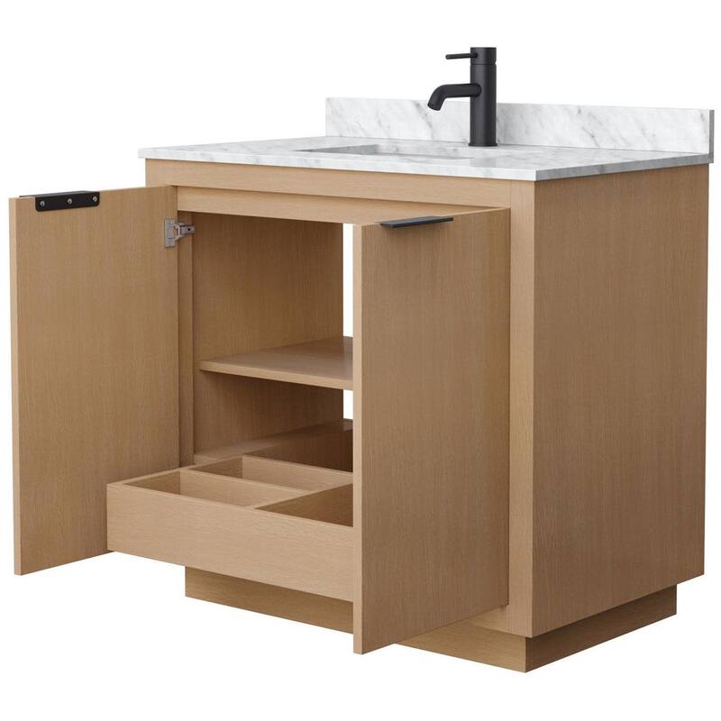 Wyndham Collection Maroni 36" Free Standing Single Basin Vanity Set