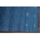 preview thumbnail 13 of 18, Blue Tribal Gabbeh Oriental Area Rug Handmade Wool Carpet - 2'8" x 6'4"
