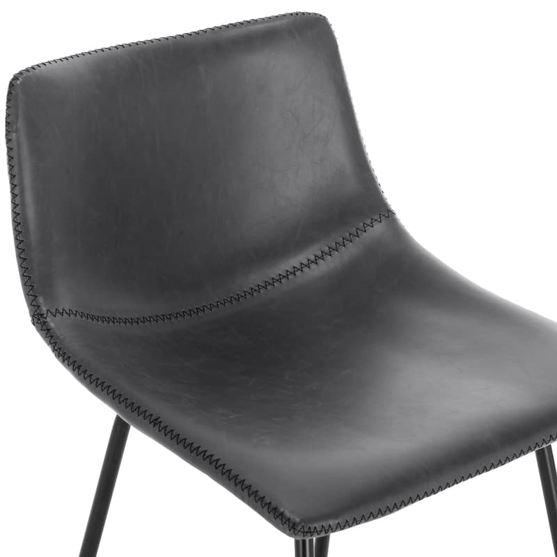 Poly & Bark Paxton 24" Seat Height Counter Stool (Set of 2)
