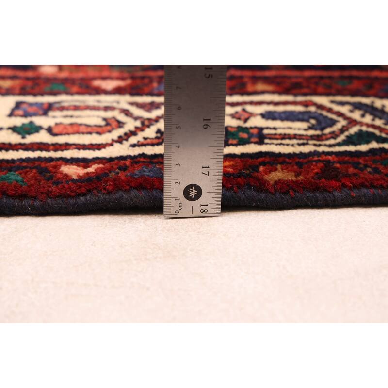 ECARPETGALLERY Hand-knotted Anadol Dark Navy Wool Rug - 3'0 x 9'6