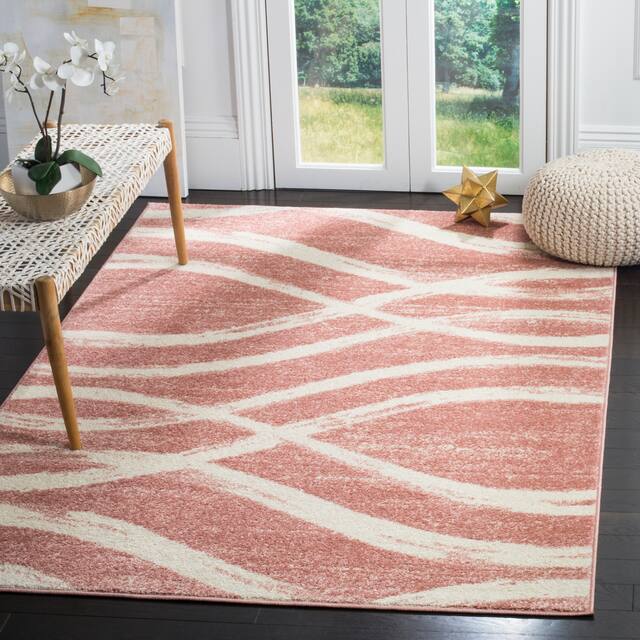 SAFAVIEH Adirondack Lelia Modern Abstract Distressed Rug