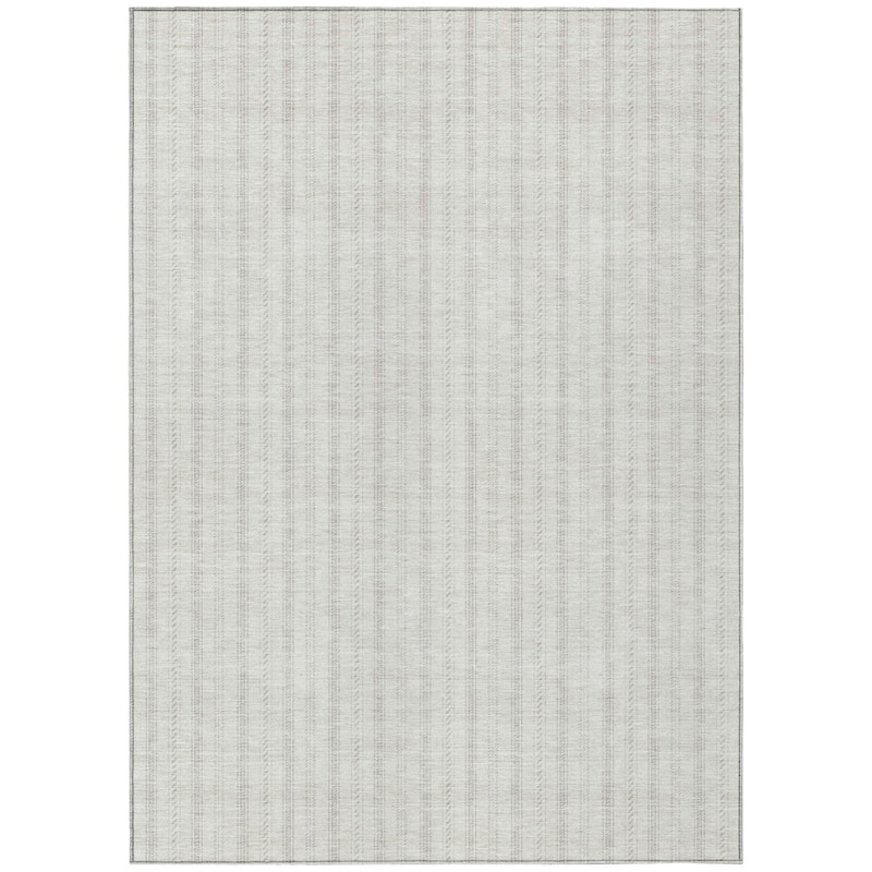 HomeRoots Striped Transitional Rectangle Outdoor Rug