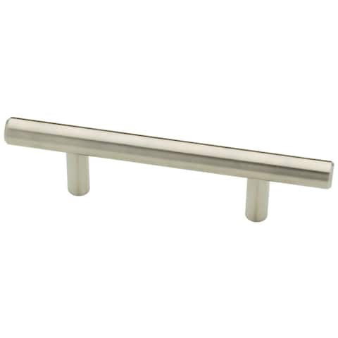 Liberty Hardware Bauhaus 3 Inch Center to Center Bar Cabinet Pull - Stainless Steel