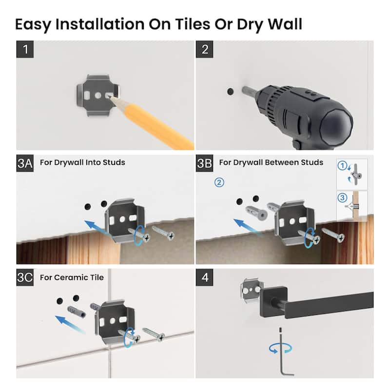 Blaze 18 inch Bathroom Towel Bar