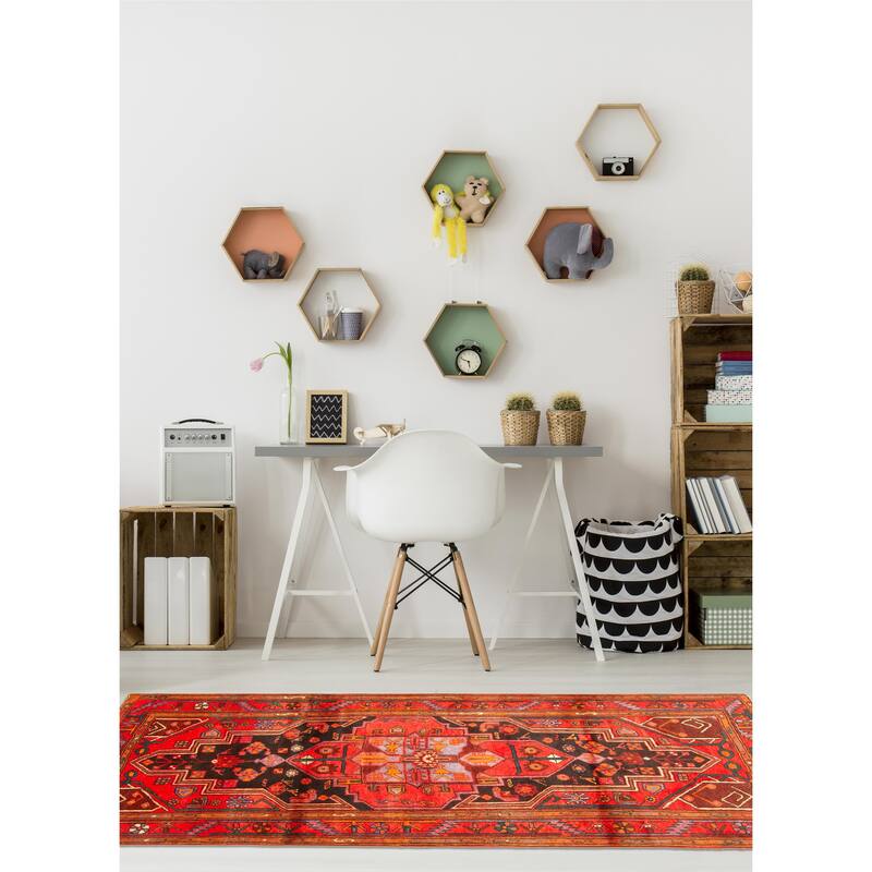 ECARPETGALLERY Hand-knotted Anadol Black Wool Rug - 4'7 x 7'8