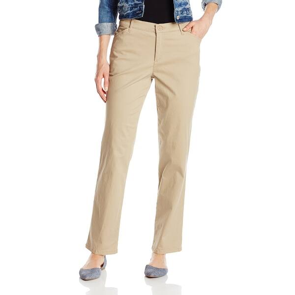Shop Lee Women S Pants Flax Beige Size 12 Short Khakis Straight