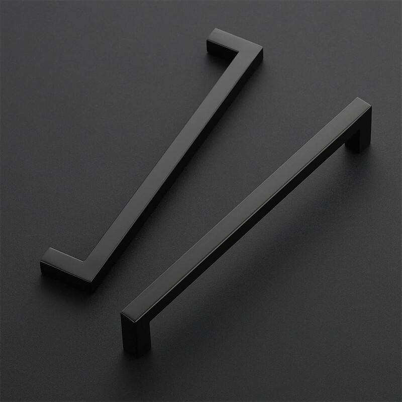 18 Pack 8 Inch Kitchen Square Cabinet Handles - 8.5"L x 0.5"W