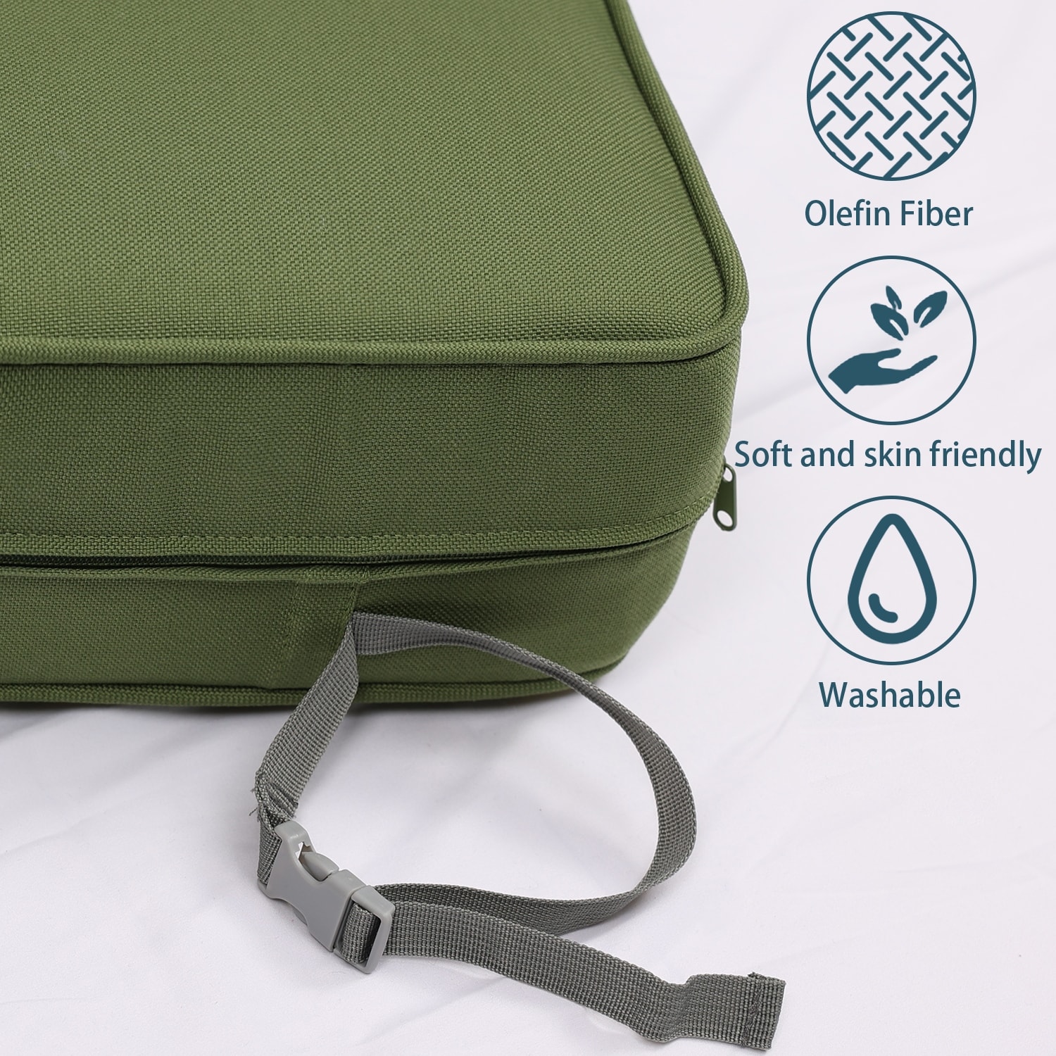 Aoodor Outdoor Deep Seat Chair Cushion Set with Dust Jacket Set of 2 (2 Back,  2 Seater ) - Bed Bath & Beyond - 37250852