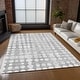 preview thumbnail 19 of 101, Machine Washable Indoor/ Outdoor Chantille Abstract Dots Rug