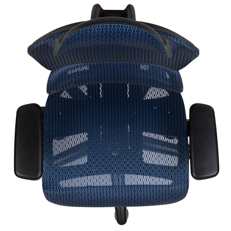 Ergonomic Mesh Office Chair with Synchro-Tilt, Headrest, Adjustable Pivot Arms