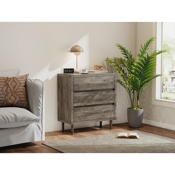 3 drawer grey dresser Child Craft Harmony 3-Drawer Dresser with Dressing Kit main image 0