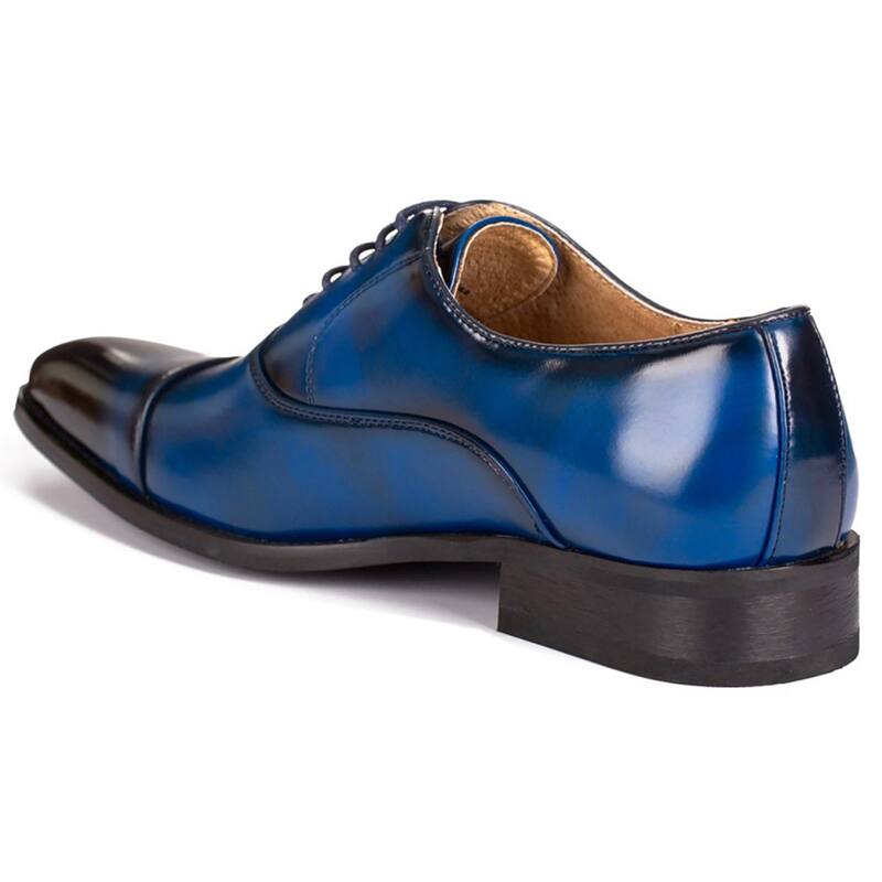 Gino Vitale Lace-up Cap Toe Dress Shoes