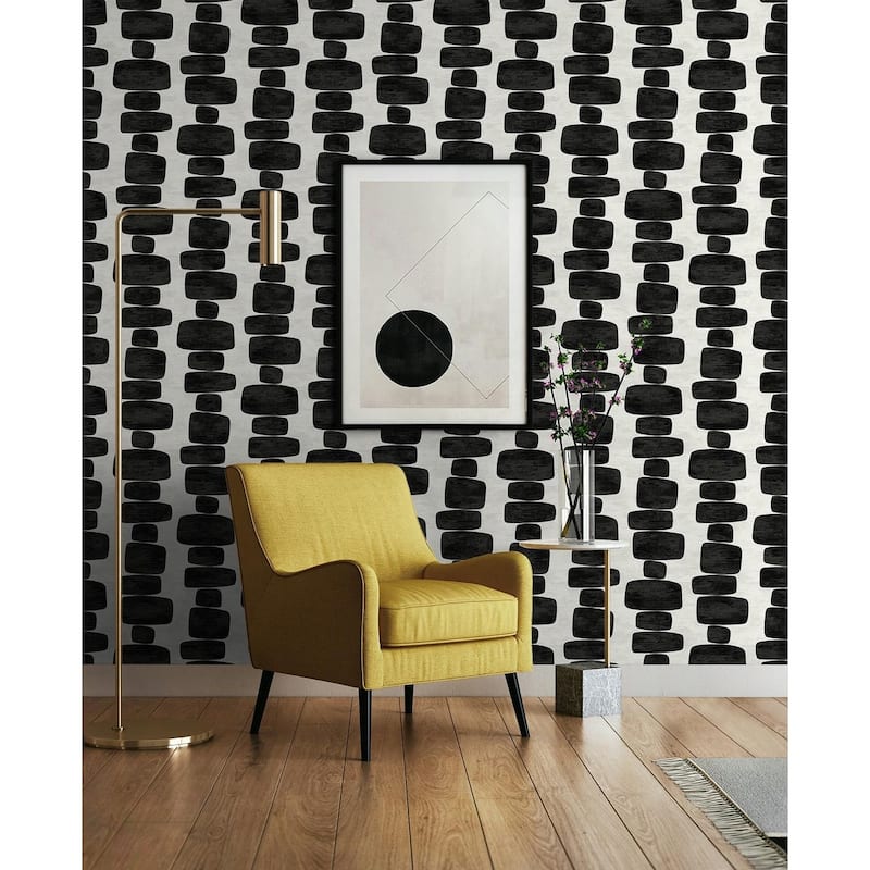 Stacy Garcia Home Stripe Block Geometric Peel and Stick Wallpaper
