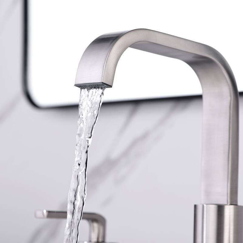 Luxier WSP03-T Widespread Bathroom Faucet with Pop-Up Drain