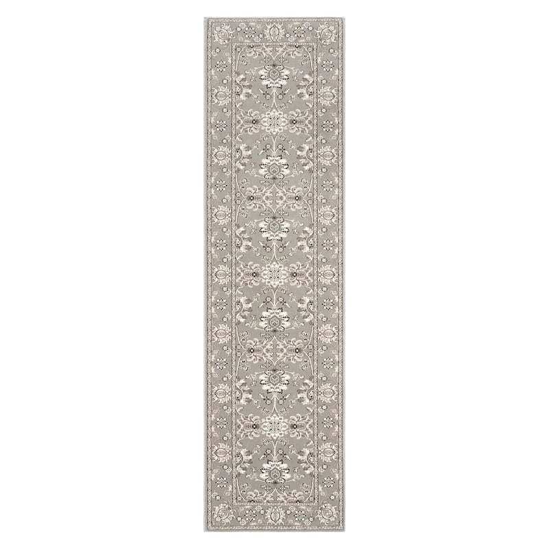 Gertmenian Majestic Moena Traditional Oriental Floral Medallion Wide Border Area Rug