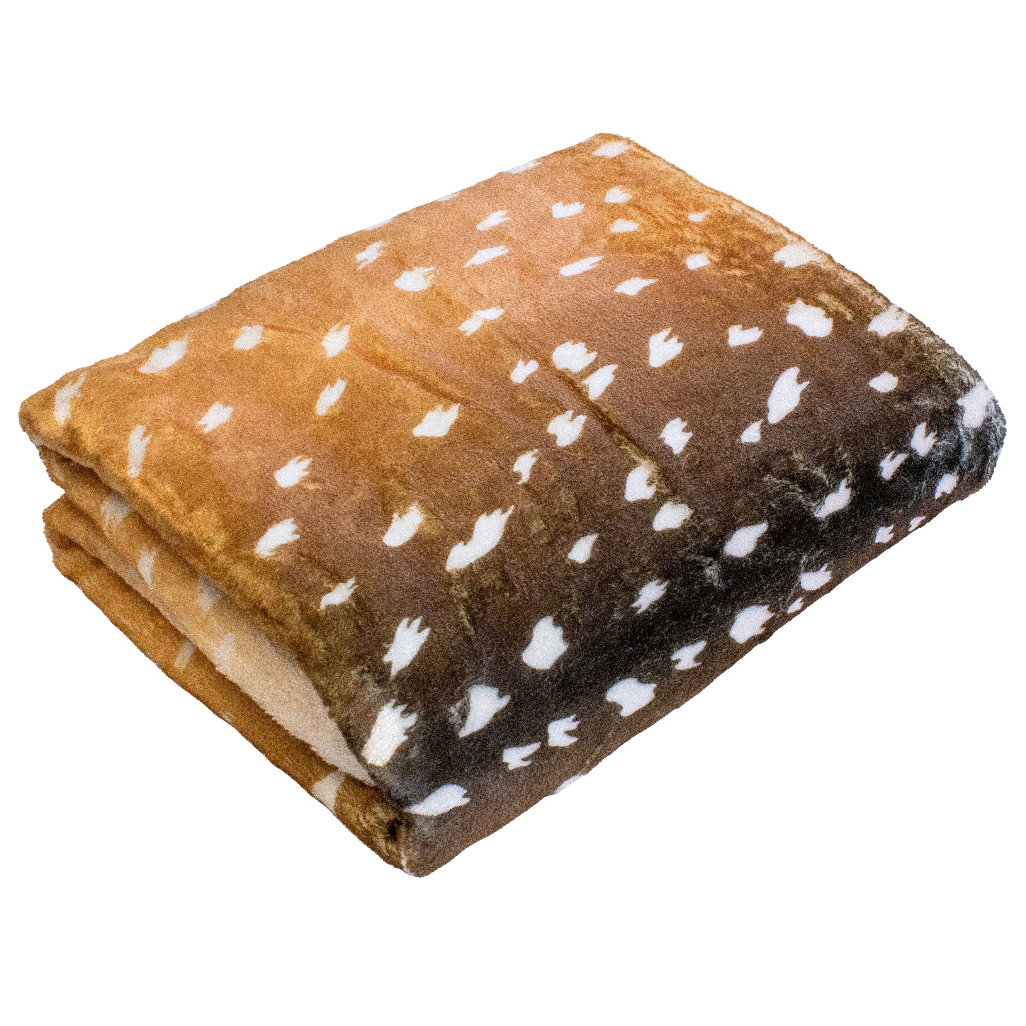 Deer Print Throw Blanket-image