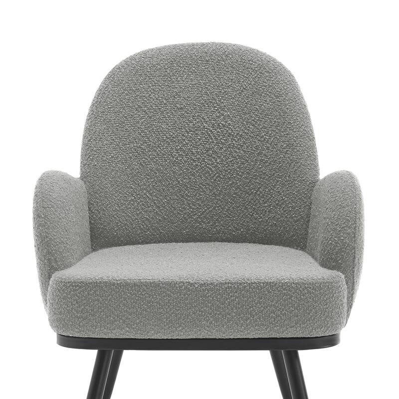 Fabric Upholstered Dining Chairs Set of 2/4 with Arms - 34.8"H x 23.2"W x 22.8"D