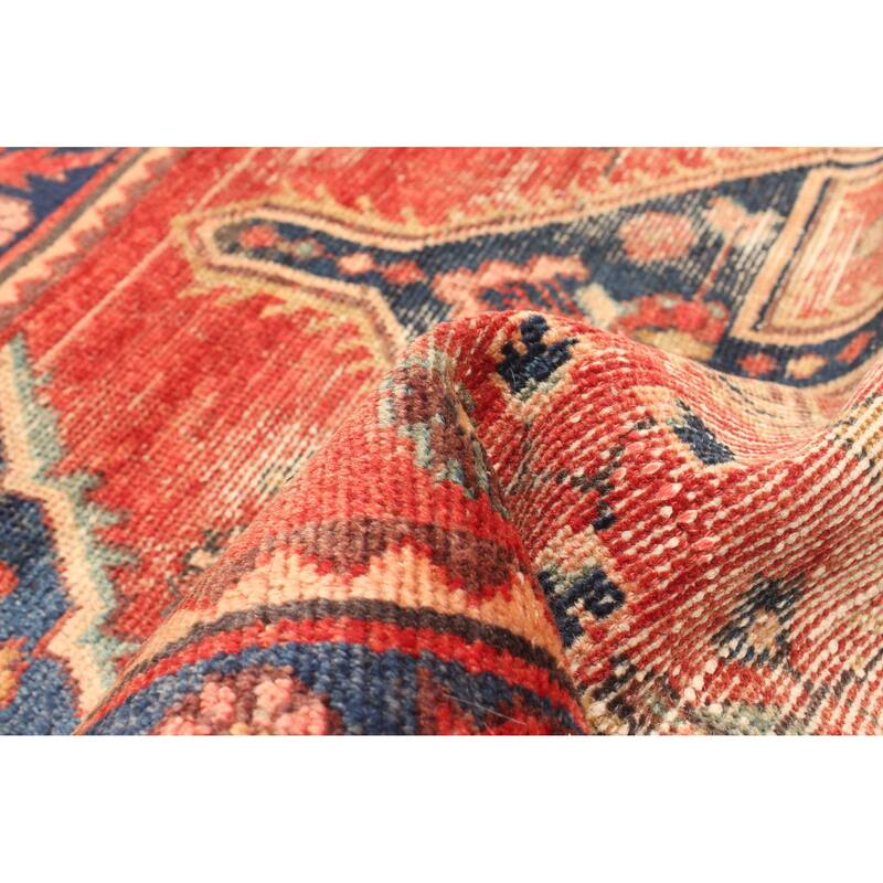 ECARPETGALLERY Hand-knotted Antalya Vintage Red Wool Rug - 3'3 x 4'11