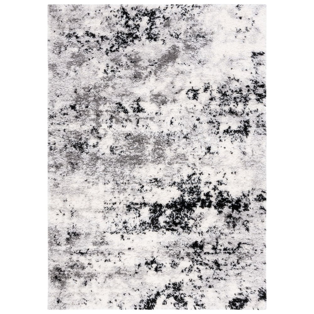 SAFAVIEH Lindsay Shag Nancie Modern Abstract 2-inch Thick Rug