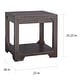 preview thumbnail 5 of 4, Rogness Casual Rustic Brown End Table