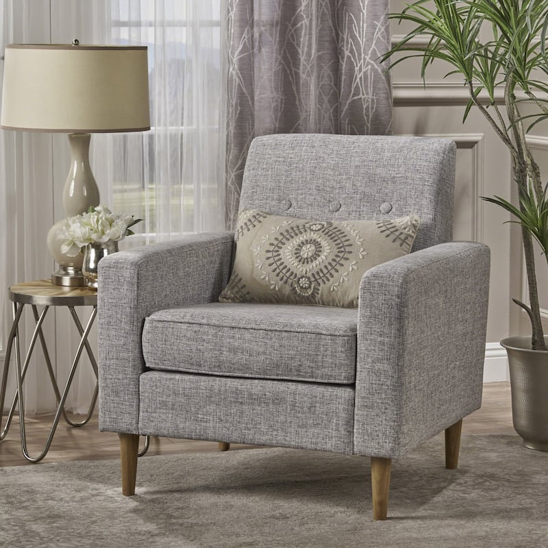 Light Grey 30.5" Upholstered Club Chair