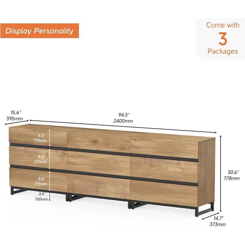 WAMPAT Dresser for Bedroom, Closet Organizers and Storage