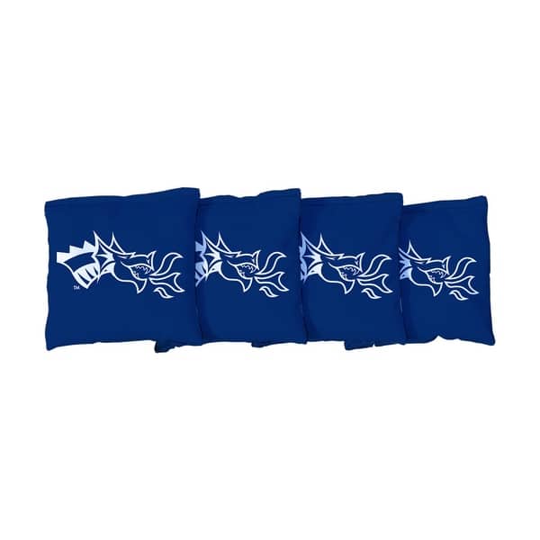 slide 2 of 3, Drexel Dragons Blue Cornhole Bags All-Weather Resin Filled