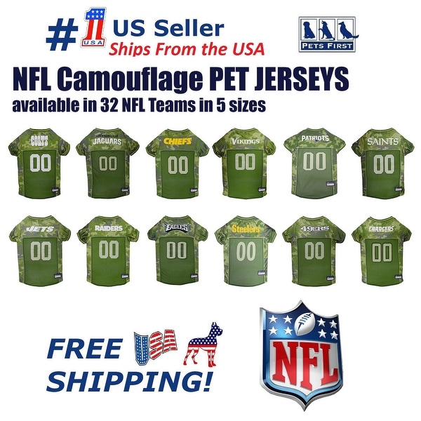 nfl camouflage jerseys