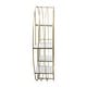 preview thumbnail 4 of 17, Sagebrook Home Modern Glam Iron and Wood Wall Storage Shelf - 32" x 7" x 32"