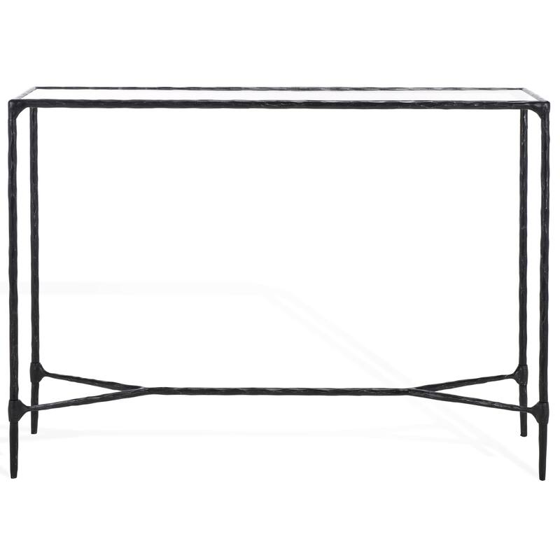 SAFAVIEH Couture Isabellina Metal And Glass Console Table - 42"W x 12"D x 30"H