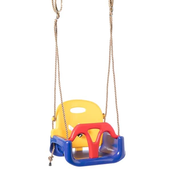 slide 2 of 6, 3 in 1 Baby Toddler and Teens Playground Hanging Swing Seat 8-11 Years