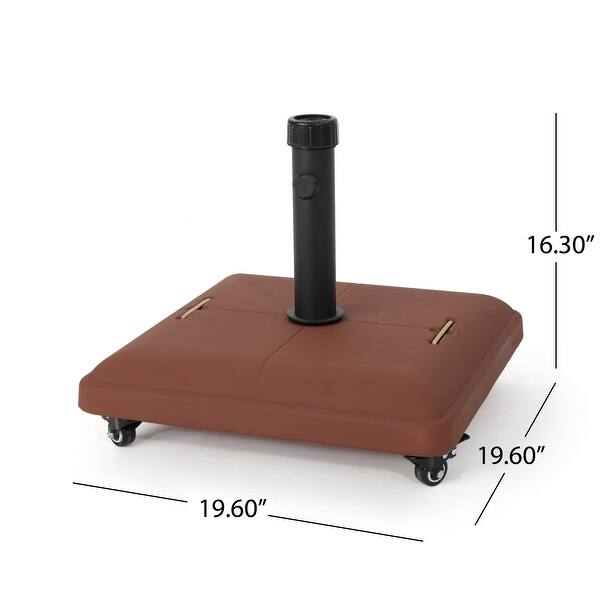 Hayward Outdoor 80pound Square Black Steel Umbrella Base Holder with