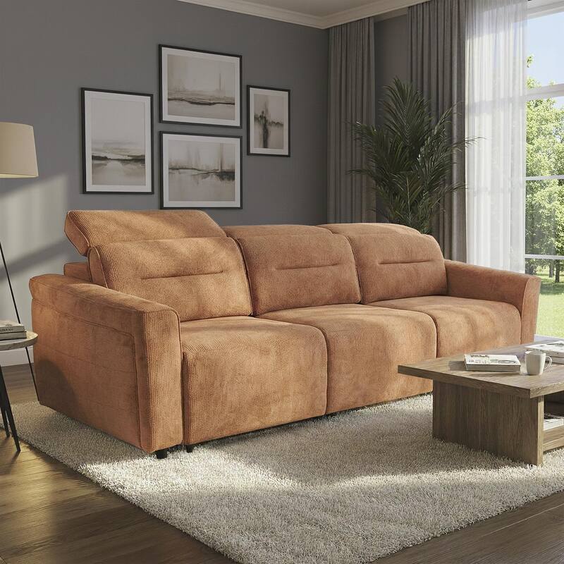 Douglas Power Slider Sofa with Adjustable Headrests and Built-In USB Charging Ports