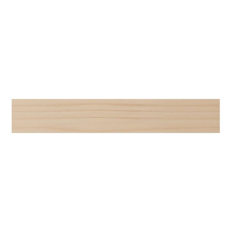 WM887: 3/8-in D x 1-1/4-in W x 96-in L Americraft Solid Hardwood Stain Grade S4S E1E Stop 887 Moulding